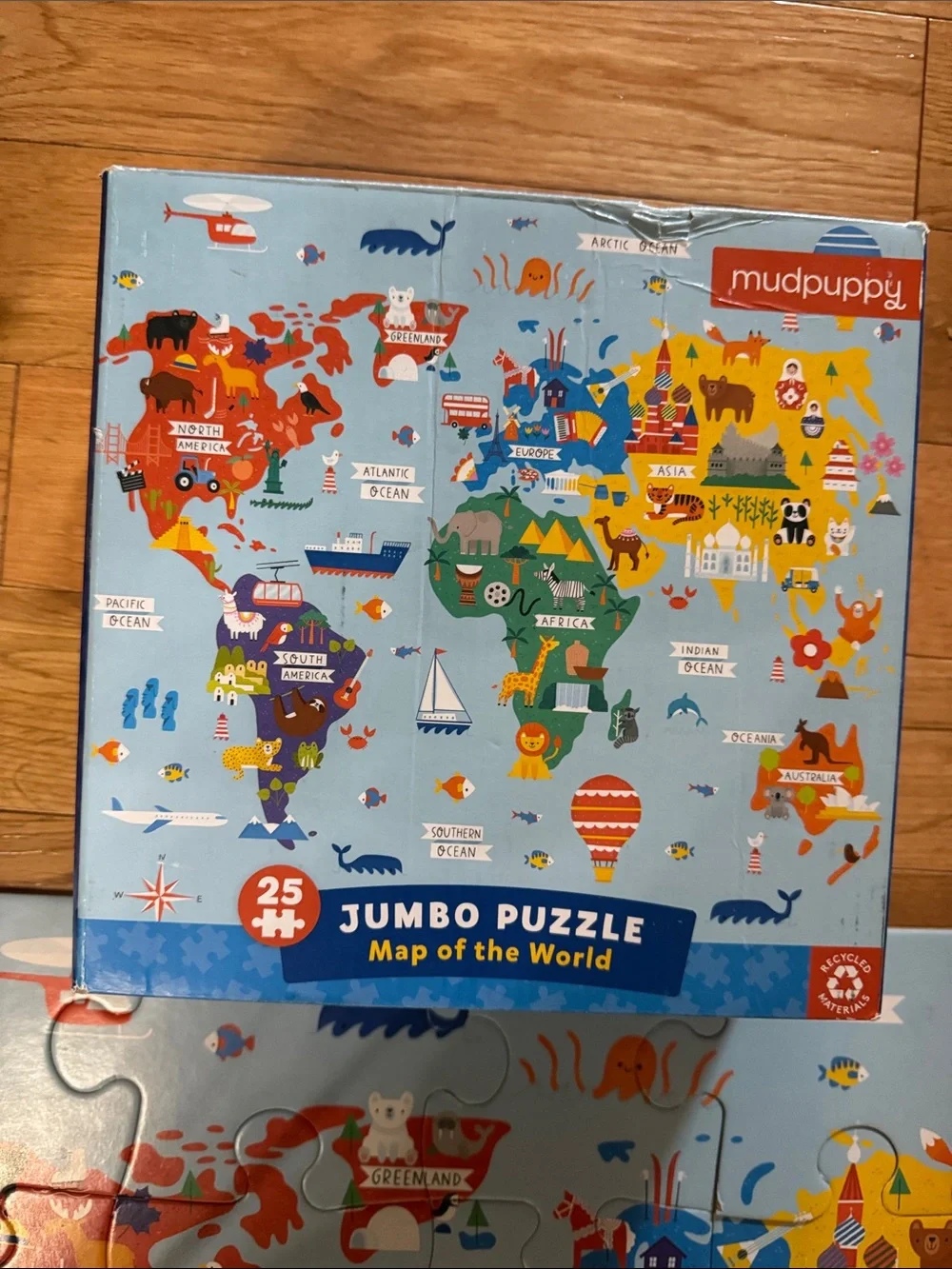 Mudpuppy jumbo puzzles